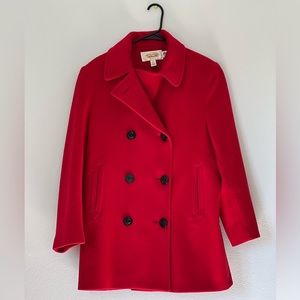 Talbot double-breasted wool pea coat!